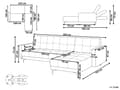 Miniatyrbillede 3 af 11: Sovesofa med Chaiselong Hvid Boucle 4 Personers Sofa L Formet Hjørnesofa Dyb Sofaseng Blød Stofsofa Design Hjørnesovesofa Venstrevendt