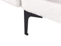 Miniatyrbillede 8 af 11: Sovesofa Hvid Boucle 6 Personers Moderne Blød U Sofa Sofaseng Fem Personers Designsofa Chaiselong Splitback Stofsofa God Liggekomfort