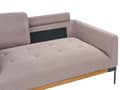 Miniatyrbillede 11 af 11: Sofa Taupe Polyester 2 Personers Tyk Polstret Dyb Blød Stofsofa til Stuen Moderne Inspiration Stue Møbel Moderne