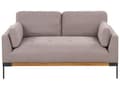 Miniatyrbillede 1 af 11: Sofa Taupe Polyester 2 Personers Tyk Polstret Dyb Blød Stofsofa til Stuen Moderne Inspiration Stue Møbel Moderne
