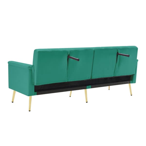 3-paikkainen samettinen vuodesohva - Emerald Green