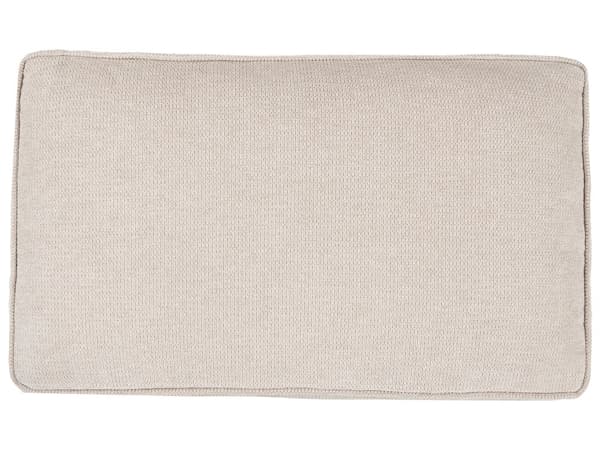 4-seters U-sofa Lys Beige Polyester Stoff Polstring Sovefunksjon Oppbevaring