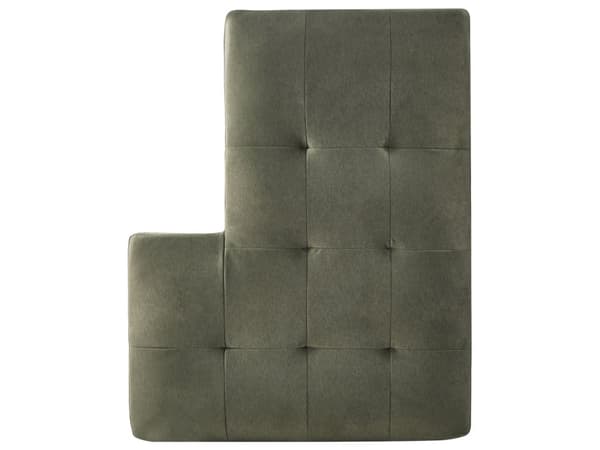 Hjørnesofa med Chaiselong Mørkegrøn Velour 4 Personers Sofa L Formet Dyb Sofahjørne Siddemøbel Blød Stofsofa Venstrevendt