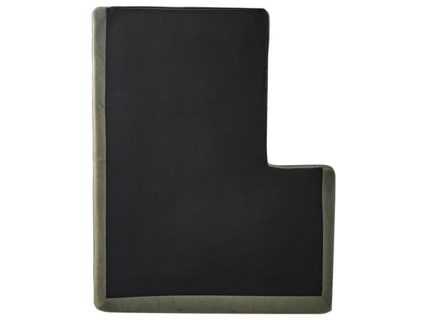 Hjørnesofa med Chaiselong Mørkegrøn Velour 4 Personers Sofa L Formet Dyb Sofahjørne Siddemøbel Blød Stofsofa Venstrevendt