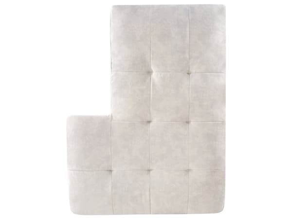 Høyrevendt Hjørnesofa Lys Beige Fløyel L-formet Minimalistisk Design til Stue