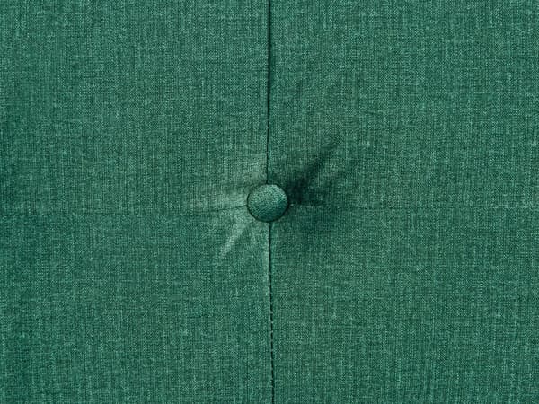 Sofa Grønn Stofftrekk Treben 3 Seter Sofa med Knapper Treben Gummitreben