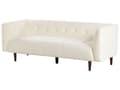Miniatyrbillede 5 af 11: Sofa Råhvid Boucle 3 Personers Tyk Polstret Dyb Blød Stofsofa til Stuen Moderne Inspiration Stue Møbel Moderne Siddemøbel