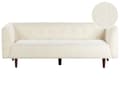 Miniatyrbillede 1 af 11: Sofa Råhvid Boucle 3 Personers Tyk Polstret Dyb Blød Stofsofa til Stuen Moderne Inspiration Stue Møbel Moderne Siddemøbel