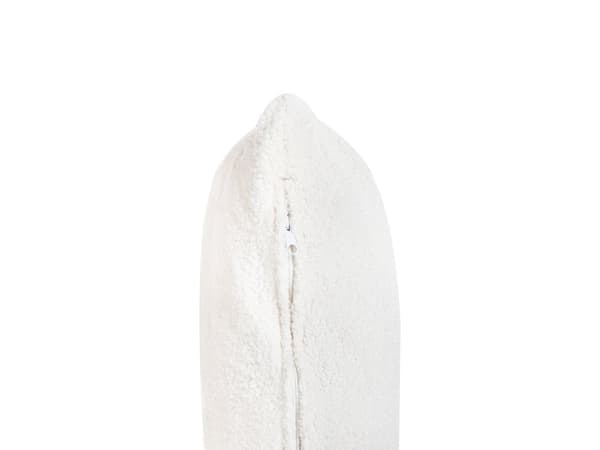 Sovesofa med Chaiselong Hvid Boucle 4 Personers Sofa L Formet Hjørnesofa Dyb Sofaseng Blød Stofsofa Design Hjørnesovesofa Højrevendt