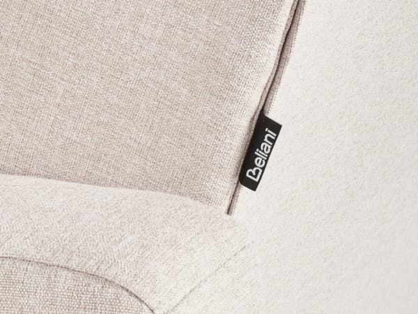 Sovesofa Beige Polyester 3 Personers Moderne Blød Sofa Sofaseng Tre Personers Designsofa Praktisk Splitback Stofsofa God Liggekomfort
