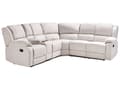 Miniatyrbilde 6 av 11: Hjørnesofa med hvilefunksjon Lys Beige Stoff 5-seter Manuell Oppbevaring Armlener Koppholder