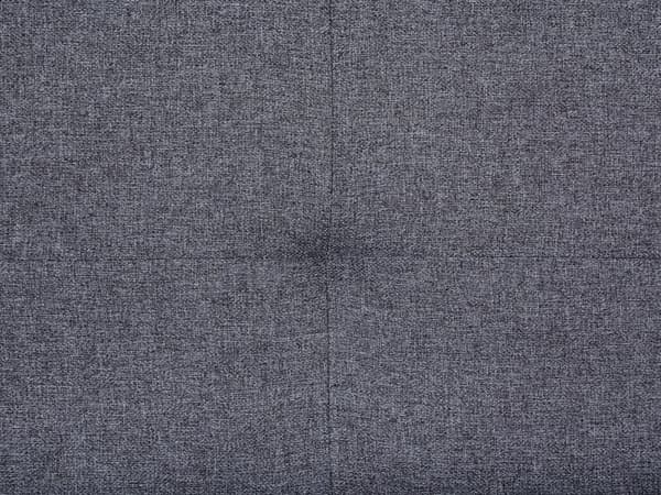 Sovesofa Grått Stoff med Armlener i Mørkt Tre Polstret 3 Seters Klikk-klakk-seng Treramme