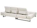 Miniatyrbillede 7 af 11: Hjørnesofa med Open End Lys Beige Stof Polyester 4 Personers Sofa med Chaiselong L Formet Sofa Dyb Blød Stofsofa Design Højrevendt