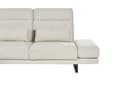 Miniatyrbillede 9 af 11: Hjørnesofa med Open End Lys Beige Stof Polyester 4 Personers Sofa med Chaiselong L Formet Sofa Dyb Blød Stofsofa Design Højrevendt
