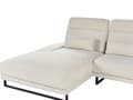 Miniatyrbillede 10 af 11: Hjørnesofa med Open End Lys Beige Stof Polyester 4 Personers Sofa med Chaiselong L Formet Sofa Dyb Blød Stofsofa Design Højrevendt