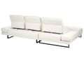 Miniatyrbillede 6 af 11: Hjørnesofa med Open End Off White Stof Polyester 4 Personers Sofa med Chaiselong L Formet Sofa Dyb Blød Stofsofa Design Højrevendt