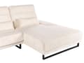 Miniatyrbillede 10 af 11: Hjørnesofa med Open End Beige Fløjl Polyester 4 Personers Sofa med Chaiselong L Formet Sofa Dyb Blød Stofsofa Design Venstrevendt