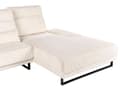 Miniatyrbillede 11 af 11: Hjørnesofa med Open End Beige Fløjl Polyester 4 Personers Sofa med Chaiselong L Formet Sofa Dyb Blød Stofsofa Design Venstrevendt