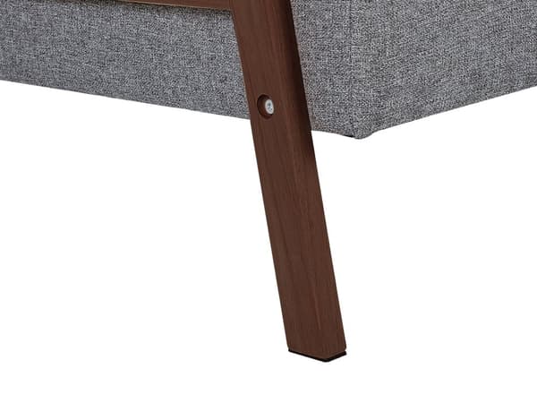 Sovesofa Lysegrå Polyester 3 Personers Moderne Blød Sofa Sofaseng Tre Personers Designsofa Praktisk Splitback Stofsofa God Liggekomfort