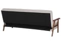 Miniatyrbillede 6 af 11: Sovesofa Beige Polyester 3 Personers Moderne Blød Sofa Sofaseng Tre Personers Designsofa Praktisk Splitback Stofsofa God Liggekomfort