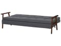 Miniatyrbillede 5 af 11: Sovesofa Mørkegrå Polyester 3 Personers Moderne Blød Sofa Sofaseng Tre Personers Designsofa Praktisk Splitback Stofsofa God Liggekomfort