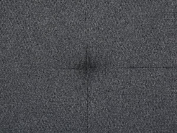 Sovesofa Mørkegrå Polyester 3 Personers Moderne Blød Sofa Sofaseng Tre Personers Designsofa Praktisk Splitback Stofsofa God Liggekomfort