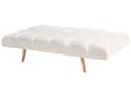 Miniatyrbillede 7 af 11: Sovesofa Hvid Boucle 2 Personers Moderne Blød Sofa Sofaseng To Personers Designsofa Praktisk Splitback Stofsofa God Liggekomfort