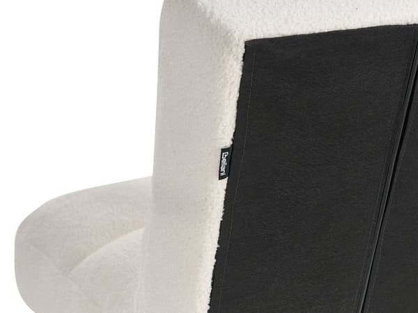 Sovesofa Hvid Boucle 2 Personers Moderne Blød Sofa Sofaseng To Personers Designsofa Praktisk Splitback Stofsofa God Liggekomfort
