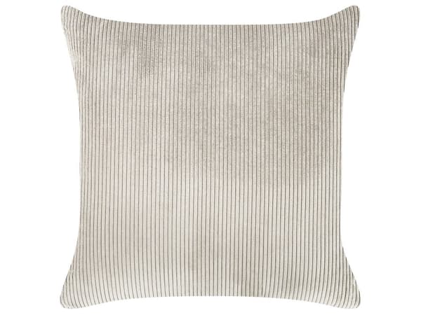 Hjørnesofa med Open End Beige Fløjl Polyester 4 Personers Sofa L Formet Sofa Dyb Blød Stofsofa Design Venstrevendt