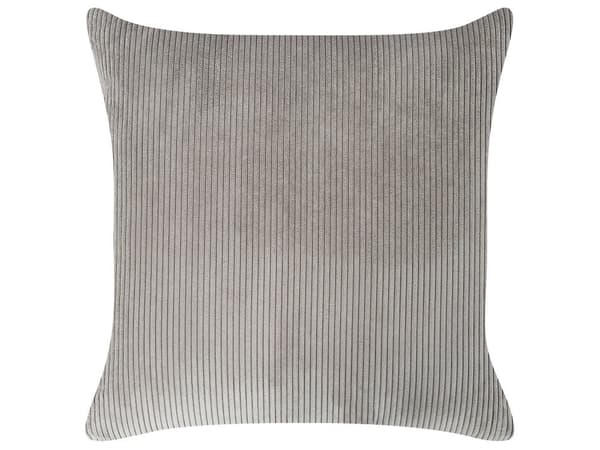 Hjørnesofa med Open End Lysegrå Fløjl Polyester 4 Personers Sofa L Formet Sofa Dyb Blød Stofsofa Design Venstrevendt