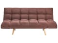Miniatyrbillede 5 af 11: Sovesofa Brun Boucle 2 Personers Moderne Blød Sofa Sofaseng To Personers Designsofa Praktisk Splitback Stofsofa God Liggekomfort