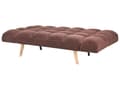 Miniatyrbillede 7 af 11: Sovesofa Brun Boucle 2 Personers Moderne Blød Sofa Sofaseng To Personers Designsofa Praktisk Splitback Stofsofa God Liggekomfort