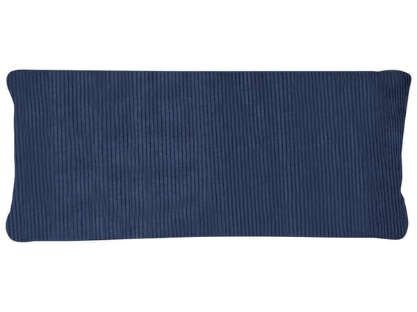 Hjørnesofa med Open End Blå Fløjl Polyester 4 Personers Sofa L Formet Sofa Dyb Blød Stofsofa Design Venstrevendt