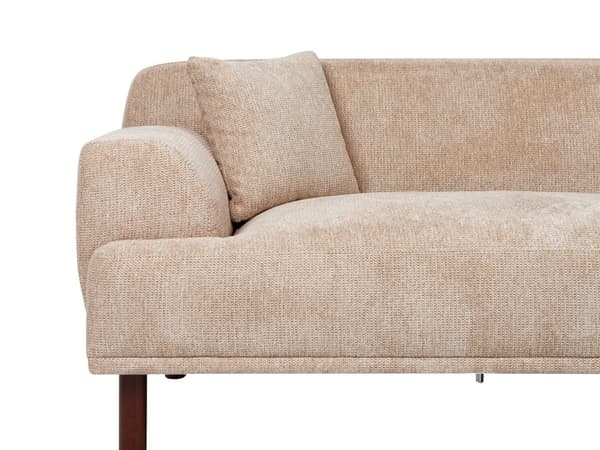 Hörnsoffa Vänster Beige Vattenavvisande Klädsel 3-sitsig Minimalistisk Stil