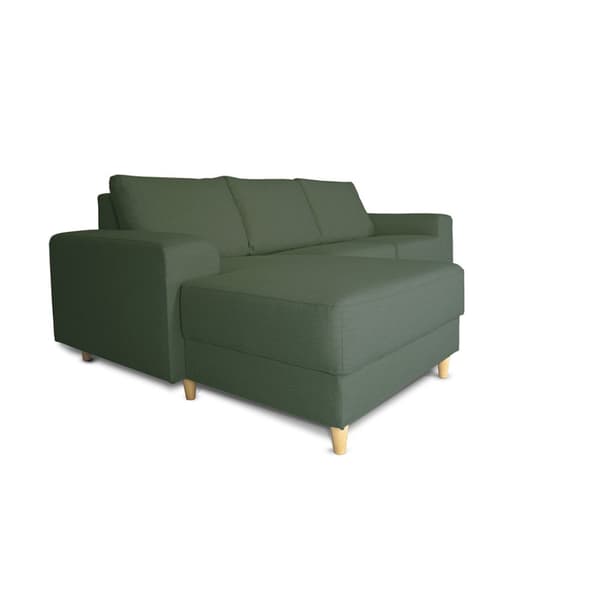 Nordic sofa med chaiselong venstrevendt grøn.