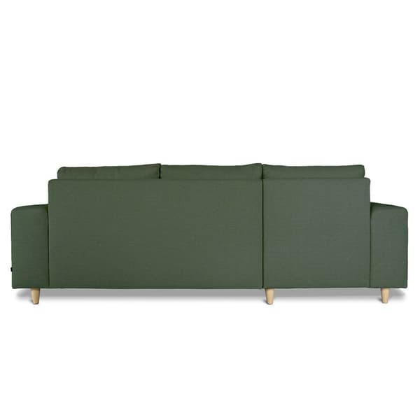 Nordic sofa med chaiselong venstrevendt grøn.