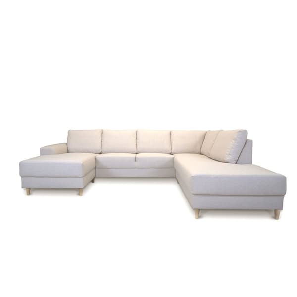 Nordic Usofa høyrevent lyse beige.