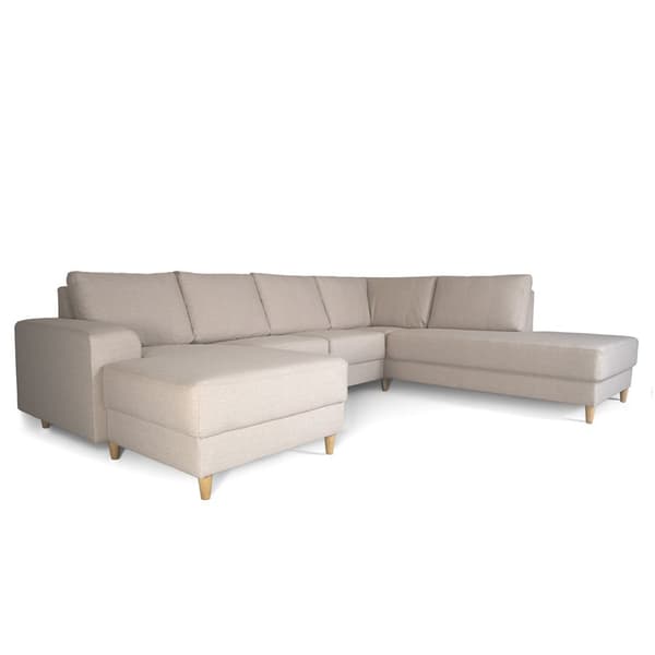 Nordic Usofa høyrevent lyse beige.