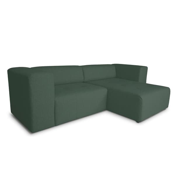 Heaven sofa med sjeselong høyre eller venstrevent grønn.