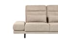 Miniatyrbillede 9 af 11: Hjørnesofa med Open End Taupe Stof Polyester 4 Personers Sofa med Chaiselong L Formet Sofa Dyb Blød Stofsofa Design Venstrevendt