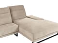 Miniatyrbillede 11 af 11: Hjørnesofa med Open End Taupe Stof Polyester 4 Personers Sofa med Chaiselong L Formet Sofa Dyb Blød Stofsofa Design Venstrevendt
