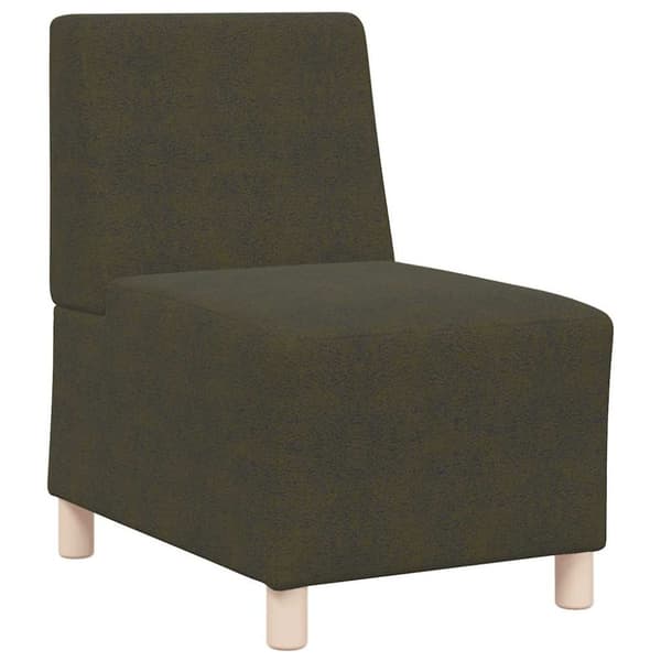 Soffstol armégrön 55 cm fuskmocka