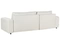 Miniatyrbilde 7 av 11: 3 Hjørneseter Sovesofa Høyrevendt Lys Beige Stoff Polstring med Oppbevaring Tykt Polstret Moderne Stil Stue Møbler