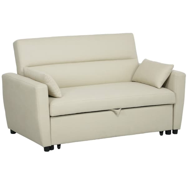 Rootz 2 -i -1 sovesofa - konvertibel sofa - justerbar ryglæn - fløjlsudseende - 155 cm x 90 cm x 88,5 cm - perfekt til ultimativ komfort