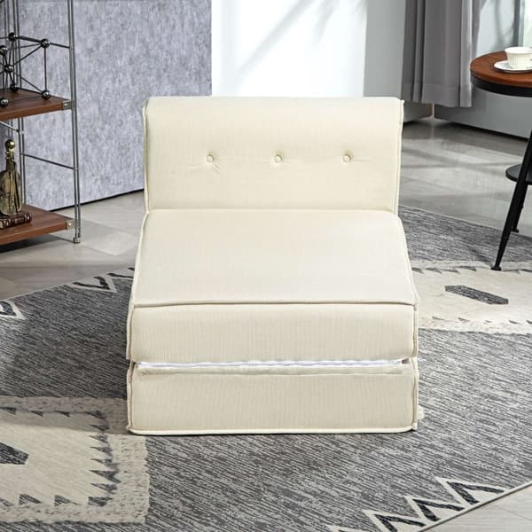 Rootz golv soffa - vikbar gästmadrass - kompakt soffa - lätt design - 73x100x60cm - vit - oöverträffad komfort