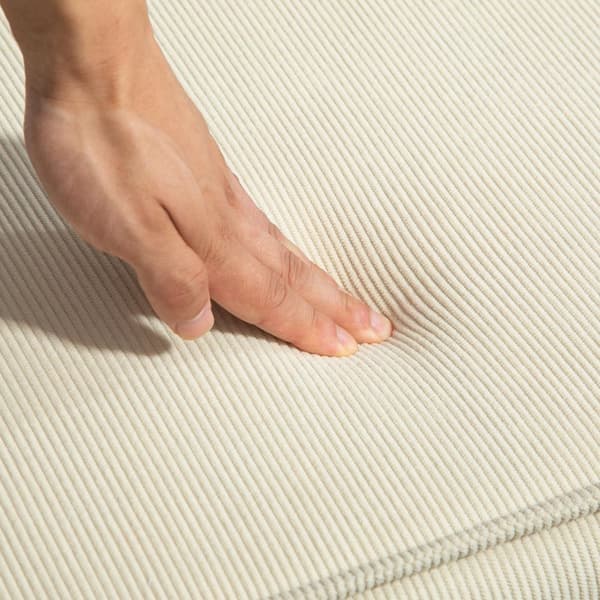Rootz golv soffa - vikbar gästmadrass - kompakt soffa - lätt design - 73x100x60cm - vit - oöverträffad komfort