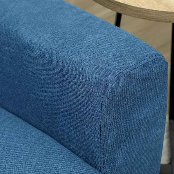 Rootz Two -sits soffa - Modern Couch - Tyg Loveat - Eucalyptus träram - Kompakt komfort - 133 x 73 x 81 cm