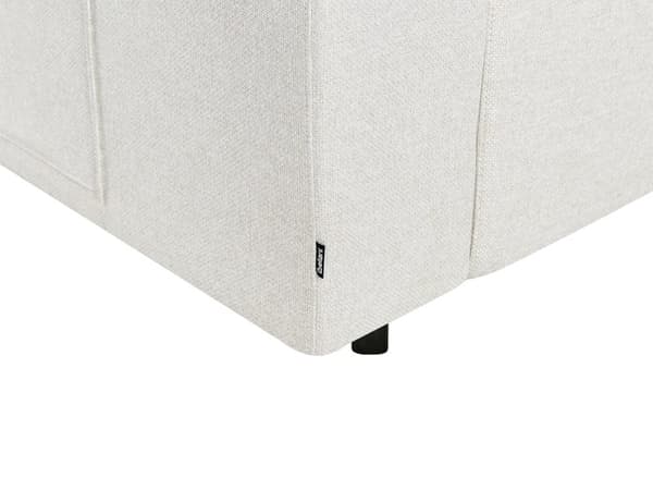 Sovesofa med Chaiselong Beige 3 Personers Sofa L Formet Dyb Sofaseng Siddemøbel Blød Stofsofa Design Hjørnesovesofa med Opbevaring