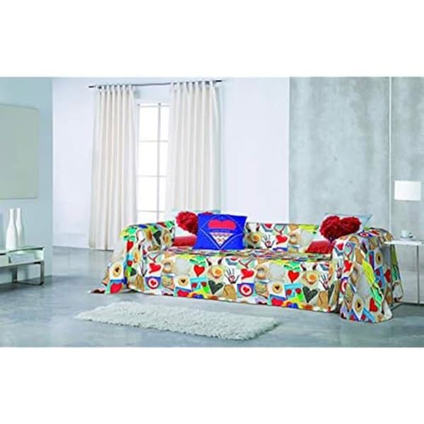 Naturals Love Soffa Scarf eller överkast (enkel soffa/säng 90) 180 x 260 cm