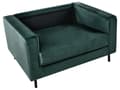 Miniatyrbilde 10 av 11: Sofasett Mørkegrønn Fløyel Polyester 3 Seter Sofa Lenestol Retro Design Stue